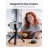BOYA mini 2-05 Wireless Lavalier Microphone for iPhone 15-17/Android,Noise Cancellation,App Control, 48kHz/24-Bit, 30H Battery Mini Mic for Video Recording Interview Vlog(1TX + USB-C RX + Charging Case)
